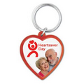 DuraClear Key Tag - Red Heart